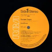 LP - David Bowie - Golden Years
