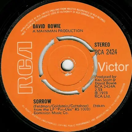David Bowie - SORROW