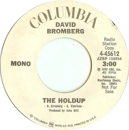 David Bromberg - The Holdup