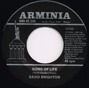 7inch Vinyl Single - David Brighton - Song Of Life