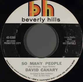 David Canary - So Many People