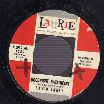 David Carey - In A Little Spanish Town / Goodnight Sweetheart