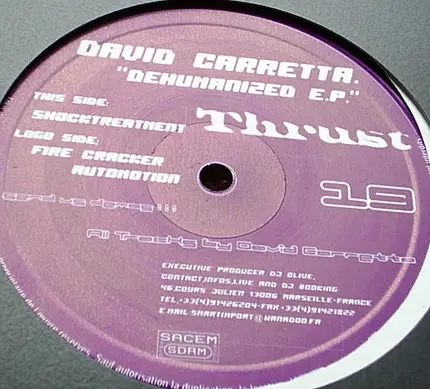 David Carretta - Dehumanized EP