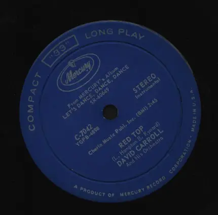 David carroll and his orchestra - Red Top