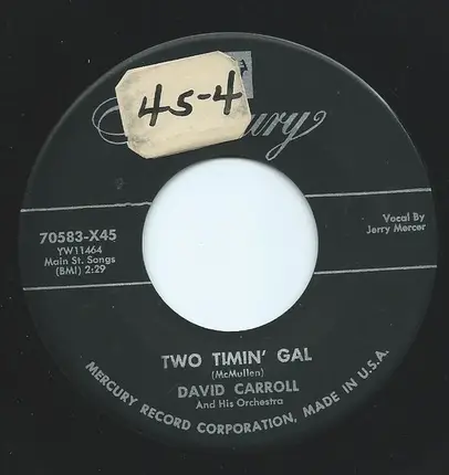David Carroll & His Orchestra - Cecilia