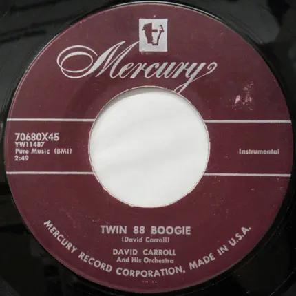 David Carroll & His Orchestra - Red Petticoats / Twin 88 Boogie