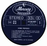 LP - David Carroll & His Orchestra - Ritmos Tropicales
