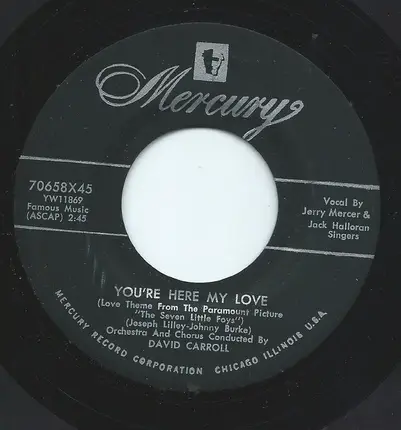 David Carroll & His Orchestra - The Girl Upstairs