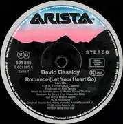 12inch Vinyl Single - David Cassidy - Romance (Let Your Heart Go) - Special Edition