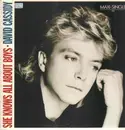 12inch Vinyl Single - David Cassidy - She Knows All About Boys