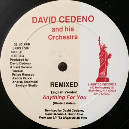 David Cedeno And His Orchestra - Anything For You