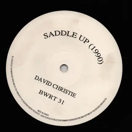 David Christie - Saddle Up (1990)