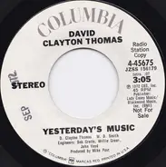 David Clayton-Thomas - Yesterday's Music