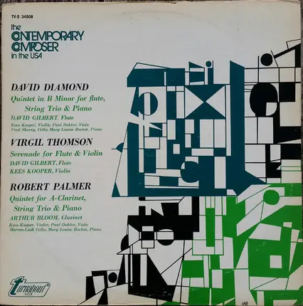 David Diamond / Virgil Thomson / Robert Palmer - Quintet In B Minor For Flute, String Trio & Piano / Serenade For Flute & Violin / Quintet For A-Cla