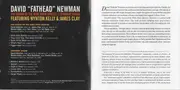 CD - David 'Fathead' Newman ,Featuring Wynton Kelly & James Clay - The Sound Of The Wide Open Spaces ! + Straight Ahead