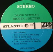 LP - David 'Fathead' Newman - Bigger & Better