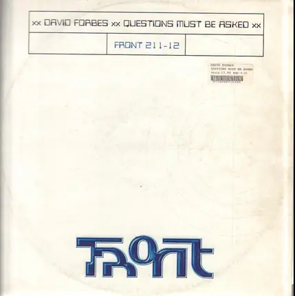 David Forbes - Questions (Must Be Asked)