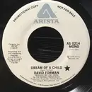 7inch Vinyl Single - David Forman - Dream Of A Child