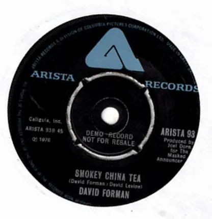 David Forman - Dream Of A Child