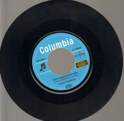 David Garrick - Heya Mississippi Girl