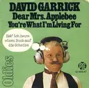 7inch Vinyl Single - David Garrick - Dear Mrs. Applebee