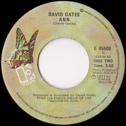 David Gates - Took The Last Train