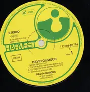LP - David Gilmour - David Gilmour