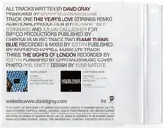 CD Single - David Gray - This Year's Love
