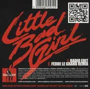 CD Single - David Guetta Featuring Taio Cruz , Ludacris - Little Bad Girl - Cardboard Sleeve