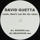 12inch Vinyl Single - David Guetta - Love, Don't Let Me Go (Rmxs)