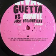 12inch Vinyl Single - David Guetta Vs. David Bowie - Just For One Day (Heroes)