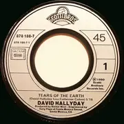 7inch Vinyl Single - David Hallyday - Tears Of The Earth