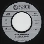 7inch Vinyl Single - David Hasselhoff - Let's Dance Tonight