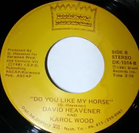 David Heavener - Do You Like My Horse