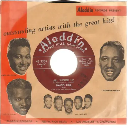 David Hill With Ray Ellis And His Orchestra - All Shook Up
