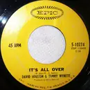 7inch Vinyl Single - David Houston , Tammy Wynette - It's All Over