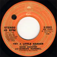 David Houston And Barbara Mandrell - Try A Little Harder / Ten Commandments Of Love