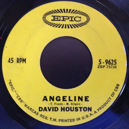 David Houston - Mountain Of Love / Angeline