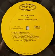 LP - David Houston - Sings Twelve Great Country Hits - Mono