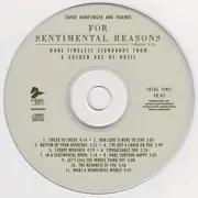 CD - David Huntsinger And Friends - For Sentimental Reasons (Volume Two)