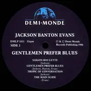 LP - David Jackson , Hugh Banton , Guy Evans - Gentlemen Prefer Blues