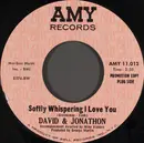 7inch Vinyl Single - David & Jonathan - Softly Whispering I Love You - Promo