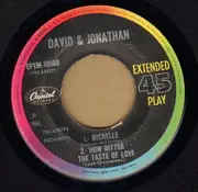 7inch Vinyl Single - David & Jonathan - Michelle EP - Original Mexican EP
