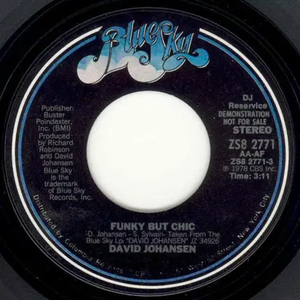 David Johansen - Funky But Chic
