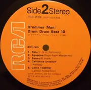 LP - David Johnson And His Orchestra - Drummer Man / Drum Drum Best 10