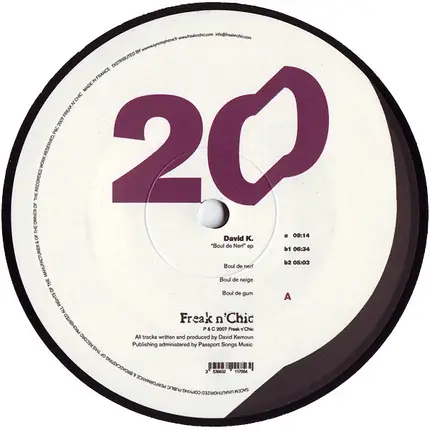 David K - Boul De Nerf Ep