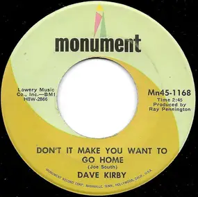 David Kirby - Don't It Want To Make You Want To Go Home
