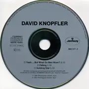 CD Single - David Knopfler - Yeah... But What Do Men Want?