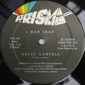 David Lampell - I Ran Iran