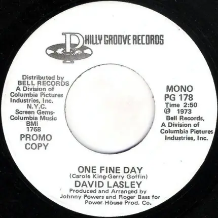 David Lasley - One Fine Day